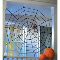 Fun World 5 feet Black Window Rope Spider Web