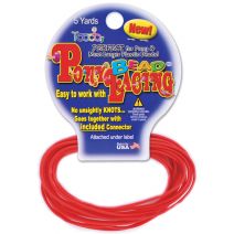 Pony Bead Lacing 2Mm 5 Yards Red
