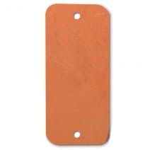 Sizzix Copper Metal Blanks Tag With Holes 1.625 In