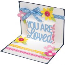 Sizzix Thinlits Die You Are Loved 3D Drop Ins