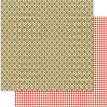 Holly Jolly Collection Christmas 12 X 12 Double Sided Paper Christmas Plaid