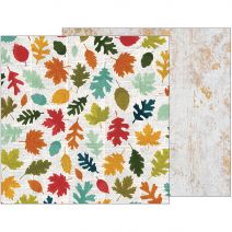 Warm And Cozy Collection 12 X 12 Double Sided Paper Fallen Leaves