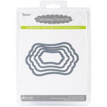 Embossing Essentials Dies Nesting Curved Rectangles