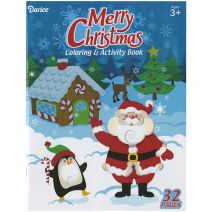 Merry Christmas Coloring Activity Book