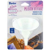 Crafters Toolbox Funnel Plastic White 2.5 Inches