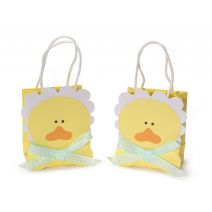 Yellow Duck 2.5 X 3 Inches Embossed Favor Bag
