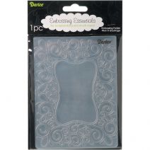 Embossing Folder Scroll Frame 4.25 X 5.75 Inches