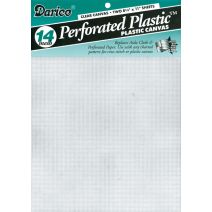 Perforated Mesh Plastic Canvas 8.5 X 11 Inches Clear