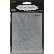 Embossing Folder Easter Bunny 4.25 X 5.75 Inches