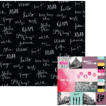 Urban Chic Collection 12 X 12 Double Sided Paper Tres Tres Chic