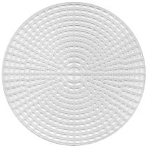 Plastic Canvas Shape Circle Clear 9 Inches