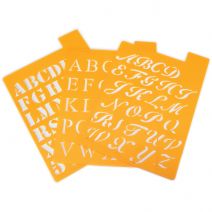 Small Alphabet Stencils Assorted Styles
