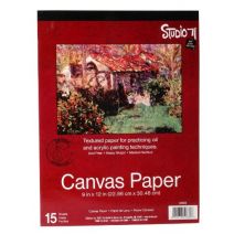 Studio 71 Canvas Paper Pad Heavy Weight Medium Surface 9X12 Inches