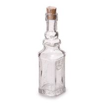 Darice Glass Bottle Square Clear 5 inches