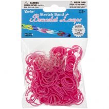 Stretch Band Bracelet Loops With S ClipsPink