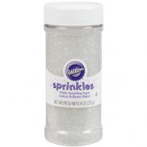 Wilton Sugar Sprinkles, White - 8oz,1 Pack of 1 Piece