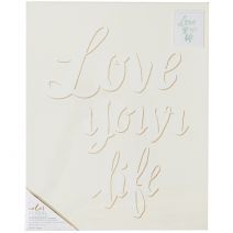 Color Reveal Collection Watercolor Panel 16 X 20 Love Your Life
