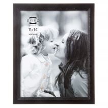 Prinz 11 X 14 Monterey Picture Frame Embossed Black Wood With Diamond Pattern
