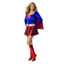 Secret Wishes Sexy Supergirl Costume Red Small 4 6