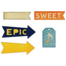 Sizzix Thinlits Die Set Epic and Sweet