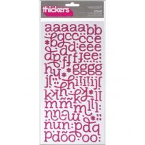 Thickers Glitter Foam Stickers 6 X 11 Sheets Eclair Strawberry
