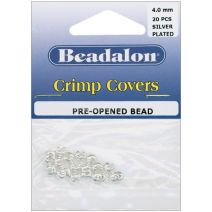 Beadalon Crimp Covers 4mm 20/Pkg-