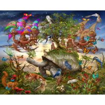 Holographic Jigsaw Puzzle 1000 Pieces 20inchesX27inchesEvening Stroll