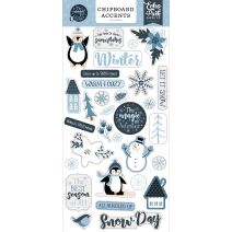 Echo Park The Magic Of Winter Chipboard 6"X13"-Accents